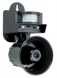 Bird-X Kuş Kovucu 1000 m2 Etki Pır Sonic Cihaz Siyah